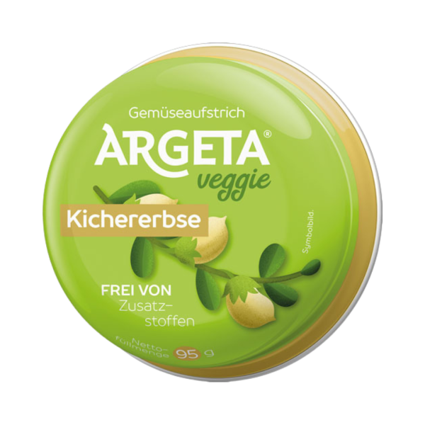 Argeta Veggie Kichererbse, Gemueseaufstrich, 95g